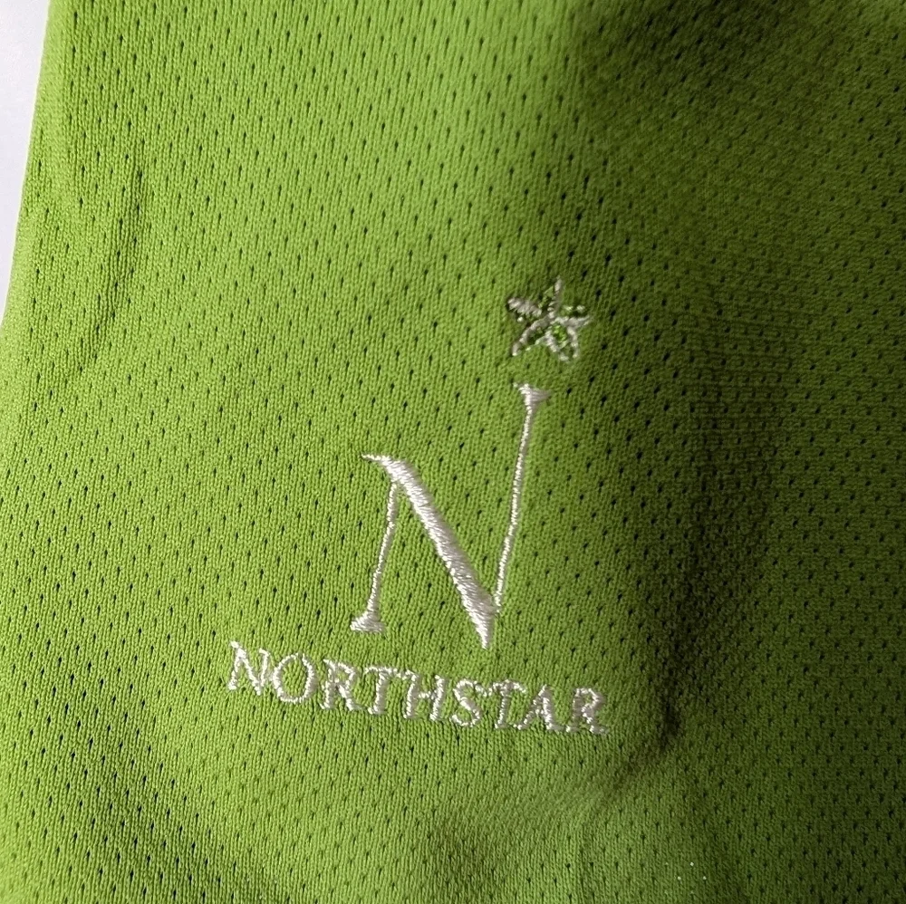 Adidas Green and White Golf Polo Shirt